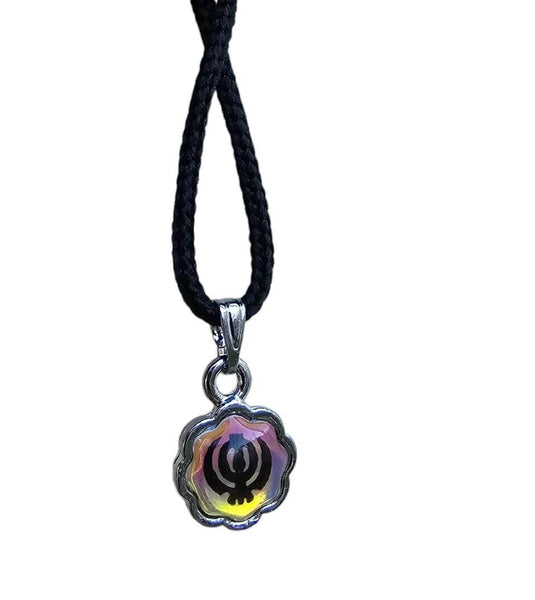 Sikh Khanda Pendant Punjabi Singh Locket Evil Eye Protect black