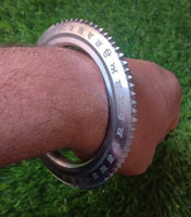 Sarbloh Kara Gurmukhi Bangle Sabhni Challa Maria Chakri Cut Kada Sikh Iron CC37