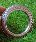 Sarbloh Kara Gurmukhi Bangle Sabhni Challa Maria Smooth Sikh Chakri Kada CC36R