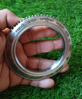 Sarbloh Kara Gurmukhi Bangle Sabhni Challa Maria Chakri Cut Kada Sikh Iron CC37