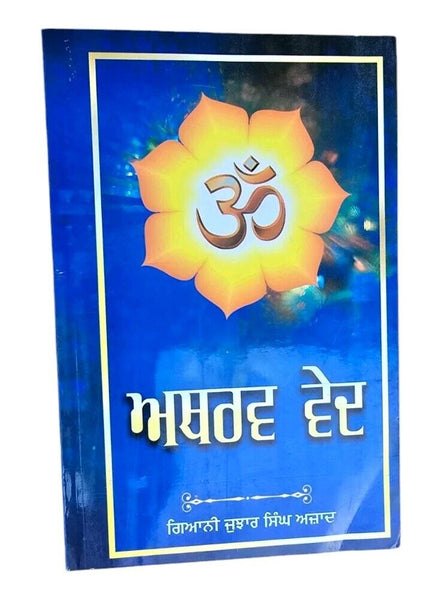 Atharv ved Ancient Hindu Granth Scripture Vedas Punjabi explanation Book STOR