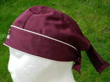 Sikh Punjabi Jean patka pathka turban bandana Head Wrap Burgundy Colour Singh XZ