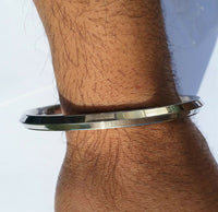 Stainless Steel Stunning One Edge Traditional Sikh Kara Punjabi Kada Kakar D1A1