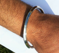 Stainless Steel Stunning One Edge Traditional Sikh Kara Punjabi Kada Kakar D1A1