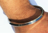 Stainless Steel Stunning One Edge Traditional Sikh Kara Punjabi Kada Kakar D1A1