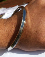 Stainless Steel Stunning One Edge Traditional Sikh Kara Punjabi Kada Kakar D1A1