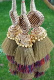 Indian Punjabi Pranda Mehndi Jagoo Mirror Bridal Patiala Paranda Hair Braid GG2