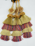 Indian Punjabi Pranda Mehndi Jagoo Mirror Bridal Patiala Paranda Hair Braid GG2