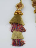 Indian Punjabi Pranda Mehndi Jagoo Mirror Bridal Patiala Paranda Hair Braid GG2