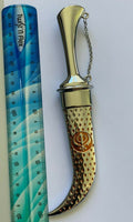 Stunning Stainless Steel Ceremonial SIKH Siri Sahib Orange Singh Kaur design MK2