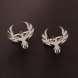 Sikh Symbol Stainless Steel Cufflinks For Mens Lion Cuff Button Eagle Cross For Wedding Shirt Badge Pin Shirt Cufflinks for wed