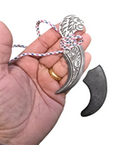 Khalsa Sarbloh punch Pure iron punjabi sikh singh kaur taksali Lion Shastar A7A