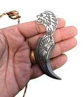 Khalsa Sarbloh punch Pure iron punjabi sikh singh kaur taksali Lion Shastar A7A