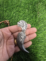 Khalsa Sarbloh punch Pure iron punjabi sikh singh kaur taksali Lion Shastar A7A