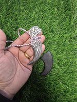 Khalsa Sarbloh punch Pure iron punjabi sikh singh kaur taksali Lion Shastar A7A