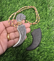 Khalsa Sarbloh punch Pure iron punjabi sikh singh kaur taksali Lion Shastar A7A