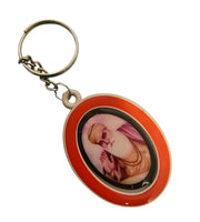 Sikh Punjabi Oval Guru Nanak Guru Gobind Singh Kaur Khalsa Key Chain Key Ring
