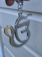 Sikh Ek Onkar Car Hanger Silver Plated Punjabi Stunning Pendant for Rear Mirror