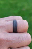Handmade Pure Iron Shani Ring Horse Shoe Challa Saturn Protection Adjustable UK EE3