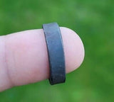 Handmade Pure Iron Shani Ring Horse Shoe Challa Saturn Protection Adjustable UK EE3