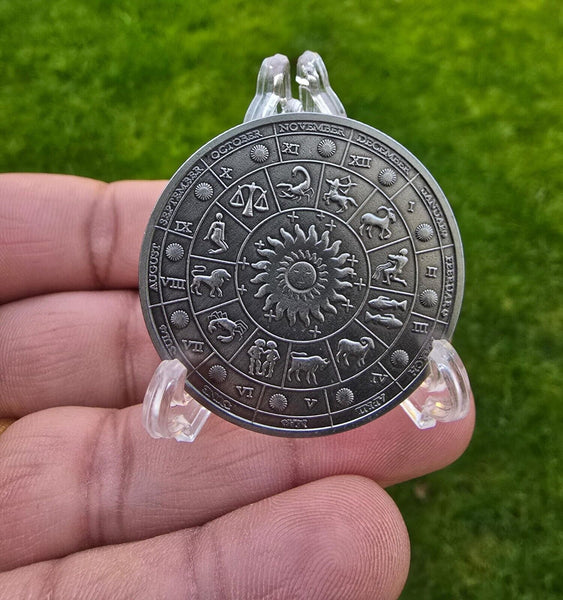 Rashifal 12 Star Signs Horoscope Good Luck Evil Eye Protection Hindu Mantra Coin