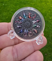 Rashifal 12 Star Signs Horoscope Good Luck Evil Eye Protection Hindu Mantra Coin