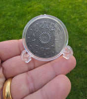 Rashifal 12 Star Signs Horoscope Good Luck Evil Eye Protection Hindu Mantra Coin