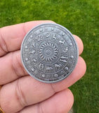Rashifal 12 Star Signs Horoscope Good Luck Evil Eye Protection Hindu Mantra Coin