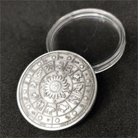 Rashifal 12 Star Signs Horoscope Good Luck Evil Eye Protection Hindu Mantra Coin