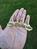 Khalsa Brass Sher Panja Punjabi Sikh Singh Kaur Taksali Lion Baghnakh Shastar