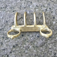 Khalsa Brass Sher Panja Punjabi Sikh Singh Kaur Taksali Lion Baghnakh Shastar