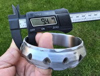 Sikh Sarbloh Kara Cuts Design Pure Iron Singh Khalsa Chunky Taksali Kara L21A