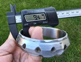 Sikh Sarbloh Kara Cuts Design Pure Iron Singh Khalsa Chunky Taksali Kara L21A