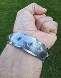 Sikh Sarbloh Kara Cuts Design Pure Iron Singh Khalsa Chunky Taksali Kara L21A