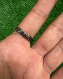 Shani Protection Ring Star Saturn Iron Horse Shoe Black Chala Astrology O14G NEW