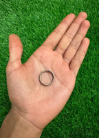Shani Protection Ring Star Saturn Iron Horse Shoe Black Chala Astrology O14G NEW