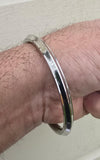 Stainless Steel Kara Sikh Singh Kaur Khalsa Bangle One Edge Collar Design Kada F5A Bracelet Karray Karha
