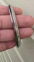 Stainless Steel Kara Sikh Singh Kaur Khalsa Bangle One Edge Collar Design Kada F5A Bracelet Karray Karha