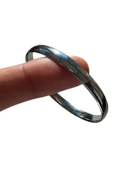Sikh Kara Chrome Plated Kids Bracelet Kada Singh Kaur Khalsa Kakaar Punjabi Sikhism Bangle Karra Smooth Traditional Design DD55