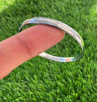 Sikh Kara Chrome Plated Kids Bracelet Kada Singh Kaur Khalsa Kakaar Punjabi Sikhism Bangle Karra Smooth Traditional Design DD55