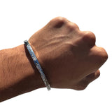 Sikh Kara Silver Plated Waheguru Khanda Laser Engraved Bracelet Kada Singh Kaur Khalsa Kakaar Punjabi Sikhism Bangle Karra Design DD56
