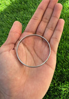 Sikh Kara Chrome Plated Kids Bracelet Kada Singh Kaur Khalsa Kakaar Punjabi Sikhism Bangle Karra Smooth Traditional Design DD55