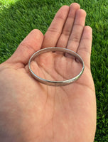 Sikh Kara Chrome Plated Kids Bracelet Kada Singh Kaur Khalsa Kakaar Punjabi Sikhism Bangle Karra Smooth Traditional Design DD55