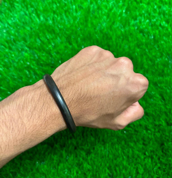 Sikh Sarbloh Kara Pure Iron Black Bangle Metal Singh Kaur Bracelet Khalsa O11G