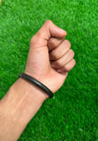 Sikh Sarbloh Kara Pure Iron Black Bangle Metal Singh Kaur Bracelet Khalsa O11G