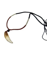 Authentic wolf tooth pendant tribal evil eye nazar protection witcher necklace P