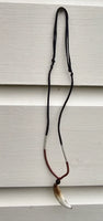Authentic wolf tooth pendant tribal evil eye nazar protection witcher necklace P