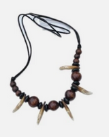 Authentic wolf tooth pendant tribal evil eye nazar protection witcher necklace