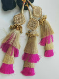 Indian Punjabi Pranda Mehndi Jagoo Charms Bridal Patiala Paranda Hair Braid A26