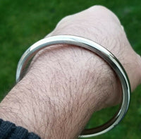 Stainless Steel Smooth Punjabi Sikh Singh Kaur Khalsa Kara Kada Bracelet Gift G8